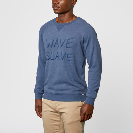 Wave Slave Sweatshirt // Navy (S)