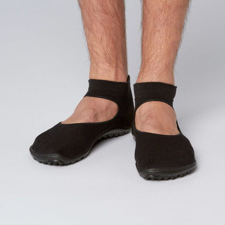 Leguano // Ballerina Barefoot Shoe // Black (Size 36-37)
