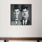 Vintage Laurel & Hardy // Rob Snow (18"W x 18"H x 0.75"D)