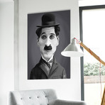 Vintage Charlie Chaplin // Rob Snow (26"W x 18"H x 0.75"D)