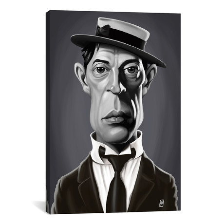 Vintage Buster Keaton (26"W x 18"H x 0.75"D)