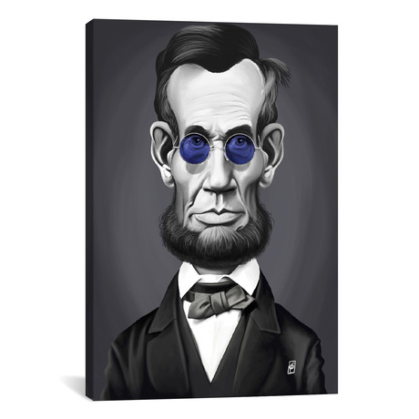 Vintage Abraham Lincoln // Steampunk Glasses (26"W x 18"H x 0.75"D)
