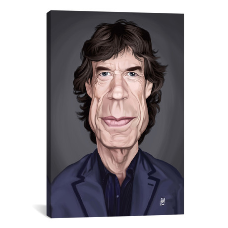 Mick Jagger (26"W x 18"H x 0.75"D)