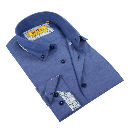 Solid Button-Up // Chambray (3XL)
