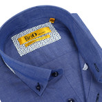 Solid Button-Up // Chambray (S)