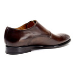 Warfield & Grand // Casino Medallion Double Monk Strap // Brown (Euro: 42)