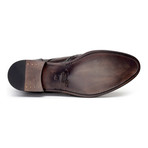 Warfield & Grand // Casino Medallion Double Monk Strap // Brown (Euro: 42)