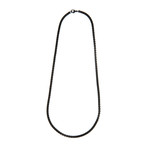 Stainless Chain Necklace // Black