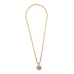 Helm Nautical Necklace // Gold