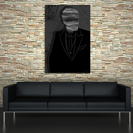 Suit And Tie (16"W x 20"H x 1.5"D)