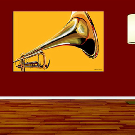 Sound The Trumpet (20"W x 16"H x 1.5"D)