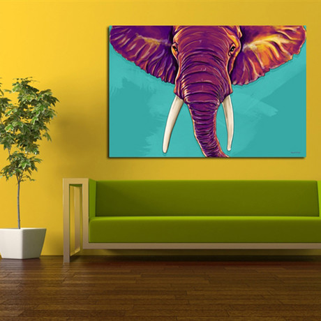 Elephant In The Room (16"W x 20"H x 1.5"D)