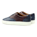 Topsider Sneaker // Navy + Brown (Euro: 45)