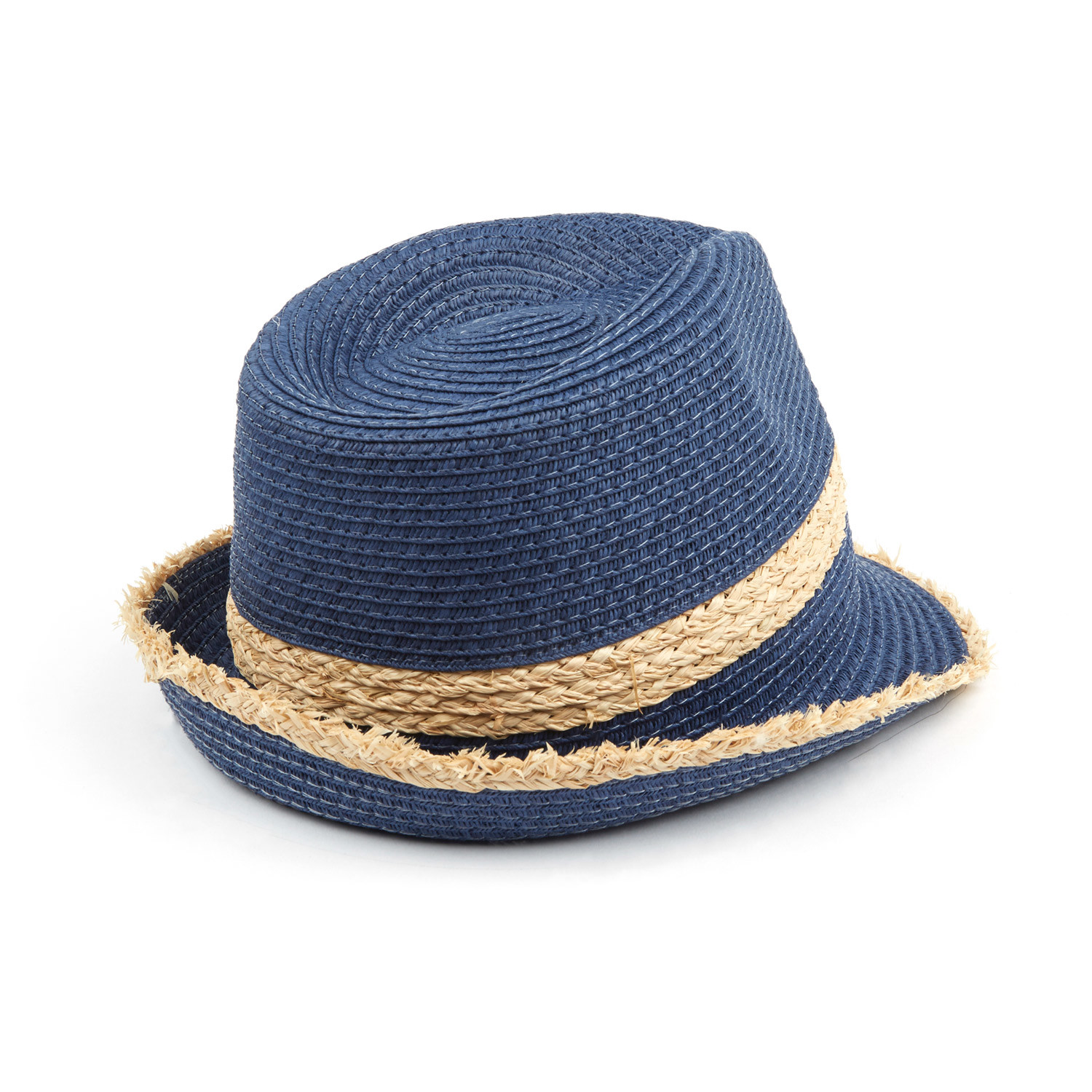 Hampton Paper Straw Hat // Marine Blue (S) - Eisglut - Touch of Modern