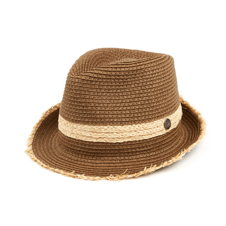 Hampton Paper Straw Hat // Brown (S)