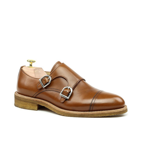 Double Monk Strap // Cognac (US: 6)