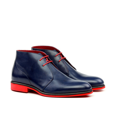 Mr. John's Shoes // Chukka // Navy (US: 10.5)