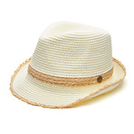 Hampton Paper Straw Hat // White (S)