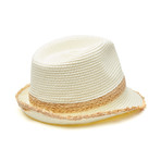 Hampton Paper Straw Hat // White (S)