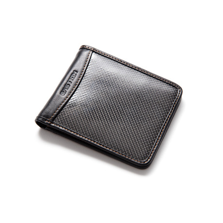 Carbon Fiber + Leather Bi-Fold Wallet