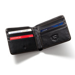 Carbon Fiber + Leather Bi-Fold Wallet