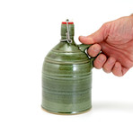 Banded Straight Jug Growler // 32 oz (Cascade Green)