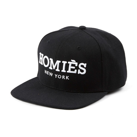 Homies New York Snapback  // Black