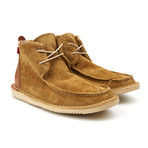 Mark McNairy Boloo Shoe // Tan Suede + Antique Brown Counter (UK: 13)