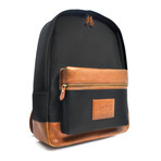 Nylon + Leather Backpack