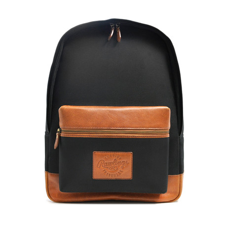 Nylon + Leather Backpack
