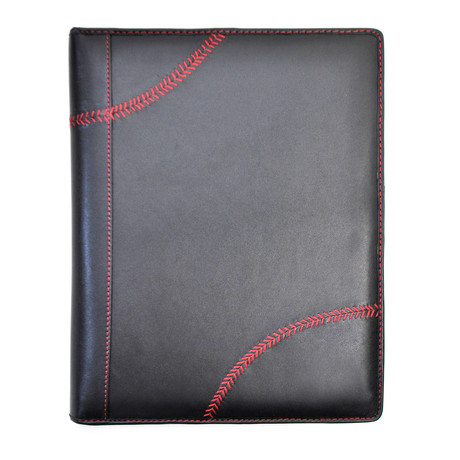 Baseball Stitch Pad Folio + Tablet Case // Black