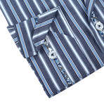 Classic Button-Up // Blue Stripe (3XL)