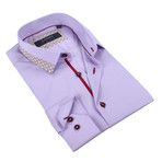 Coogi // Solid Button-Up // Lavender (XL)