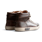 Travelin Outdoor // Aberdeen High-Top Sneaker // Dark Brown (Euro: 45)