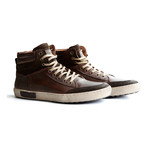 Travelin Outdoor // Aberdeen High-Top Sneaker // Dark Brown (Euro: 43)