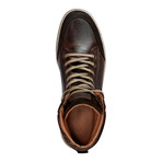 Travelin Outdoor // Aberdeen High-Top Sneaker // Dark Brown (Euro: 46)