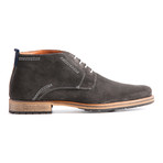 Travelin Outdoor // London Suede Dress Shoe // Dark Grey (Euro: 44)