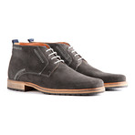 Travelin Outdoor // London Suede Dress Shoe // Dark Grey (Euro: 44)