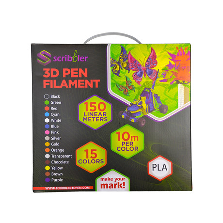 Scribbler 3D Pen Filament Bundle // PLA Bundle