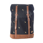 Spiral // Hampton Backpack (Black Bird)