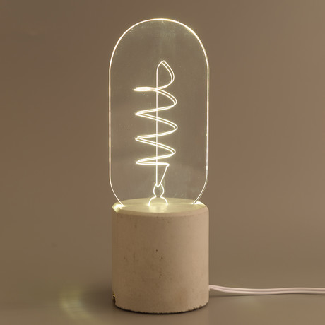 Swirl Bulb Lamp // Long