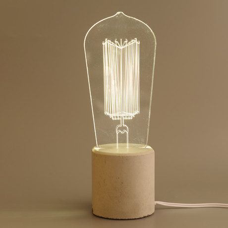 Squirrel Cage Bulb Lamp // Classic