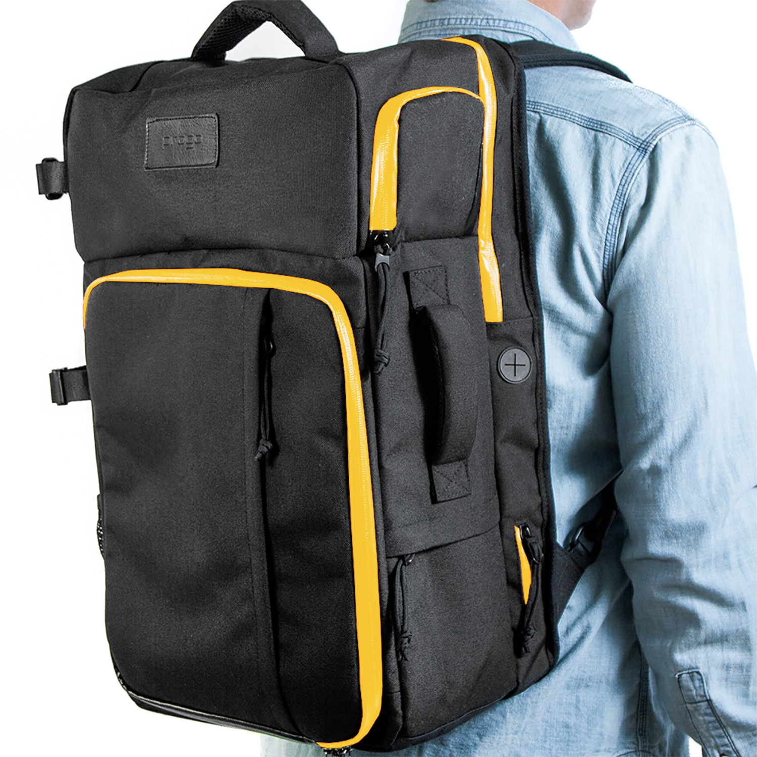 Backpack // Black (Black Zipper) - Progo Gear - Touch of Modern