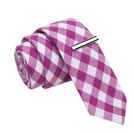 Slippery Sloane + Tie Clip // Purple