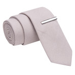 Wine On The Rug + Tie Clip // Ivory