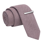 Tombstone Tony + Tie Clip // Grey