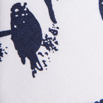 Bird Brothel + Tie Clip // White