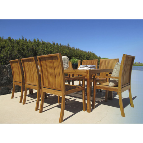 Greenbank Bamboo Outdoor Dining Set