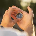 Pocket Watch Quartz // Midas Black