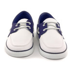 Deckshoe // White + Navy (Euro: 39)